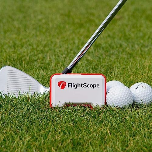 FlightScope Mevo Golf Launch Monitor with SelfieGolf Ultimate Phone Clip | 8 Swing Data Parameters with Real Time Data and Shot Tracer with GPS