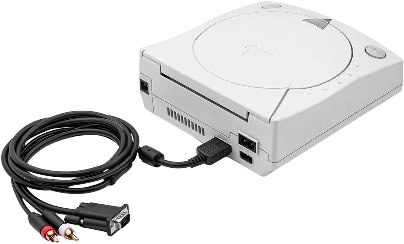 Mcbazel VGA AV Audio Video Cable for Sega Dreamcast