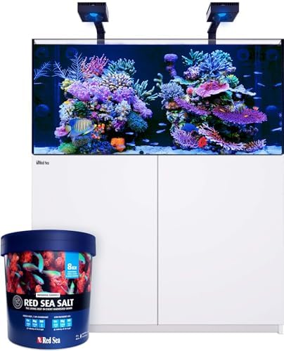 Red Sea Reef Salt Mix Small Bucket | Makes 55 Gallons Complete Marine Saltwater Aquarium Advanced Formula Optimal Coral Health & Stability