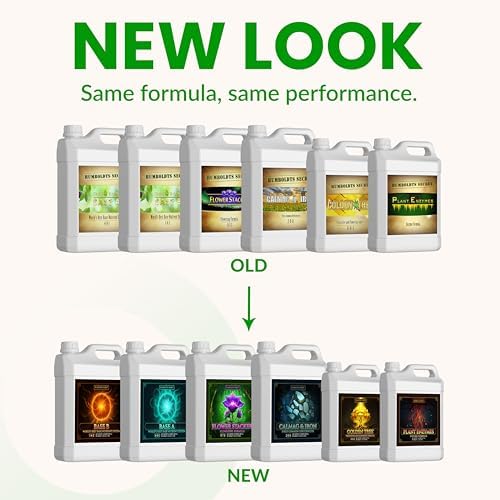 Humboldts Secret Starter Kit Pack | Indoor and Outdoor Plant Fertilizer and Hydroponic Nutrients | Base A & B, CalMag and Iron, Golden Tree, Flower Stacker, Plant Enzymes | Complete Garden System