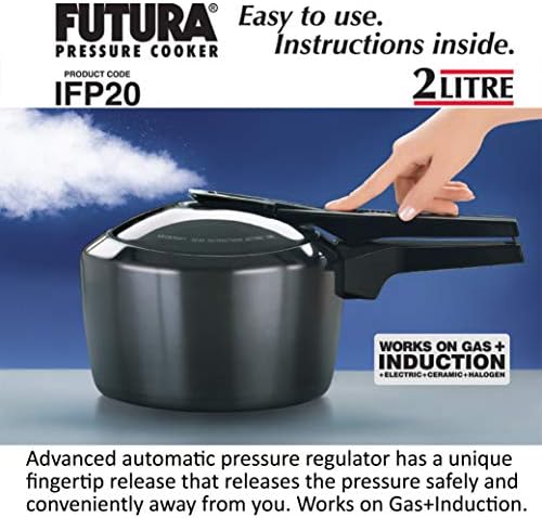 FUTURA PRESSURE COOKER, 2 Liter, GRAY