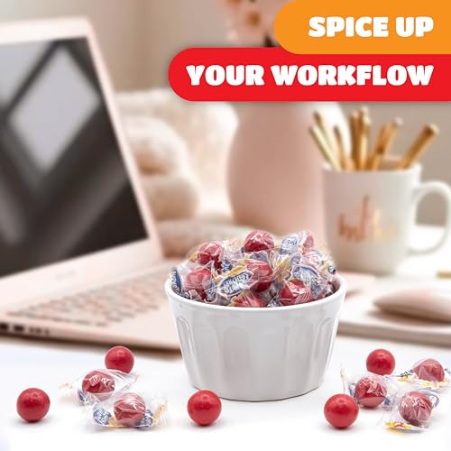 Spicy Cinnamon Jawbreakers, Cinnamon Hard Candy - 2 Lb Pack