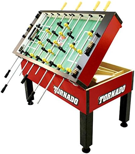 Tornado Tournament 3000 Foosball Table - Made in the USA - Commercial Quality for the Home - Incredible Table Soccer Game
