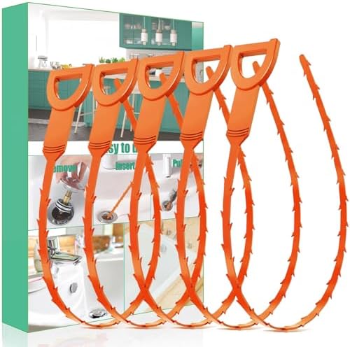 Drain Snake Hair Drain Clog Remover - 3 Pack Shower Sink Unclogger Tool