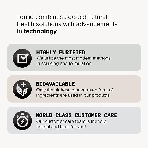Toniiq Apple Cider Vinegar Capsules - Ultra High Potency 2,010mg Formula