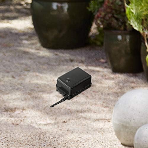 45 Watt Outdoor Landscape Transformer with Photocell 6 1/2" Wide | Low Voltage Black Security Dusk to Dawn 3 Set Timers