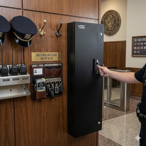 V-Line 31242-SA Quick Access Keyless Long Gun Safe (Black, 42", 16ga Steel, Simplex Mechanical Lock