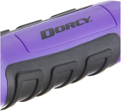 Dorcy 55 Lumen Floating Water Resistant LED Flashlight with Carabineer Clip, Purple (41-2508)