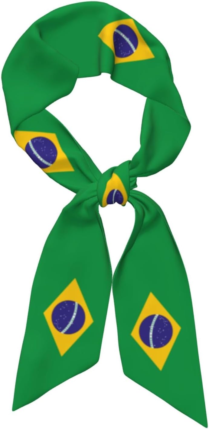 Country Flag Scarf For Women, Multi‑purpose Ribbon, Fashion Neck Hair Handbag Accessory, Versatile Bandana Headband