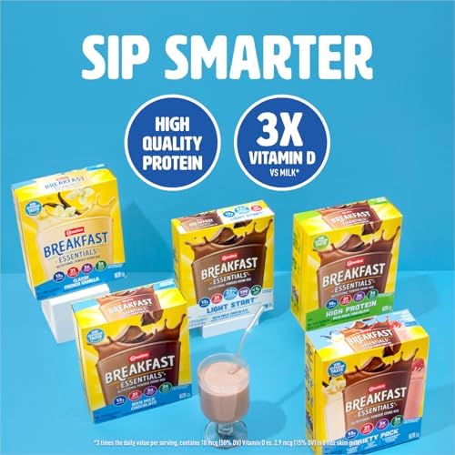 Carnation Breakfast Essentials High Protein Nutritional Powder Drink Mix