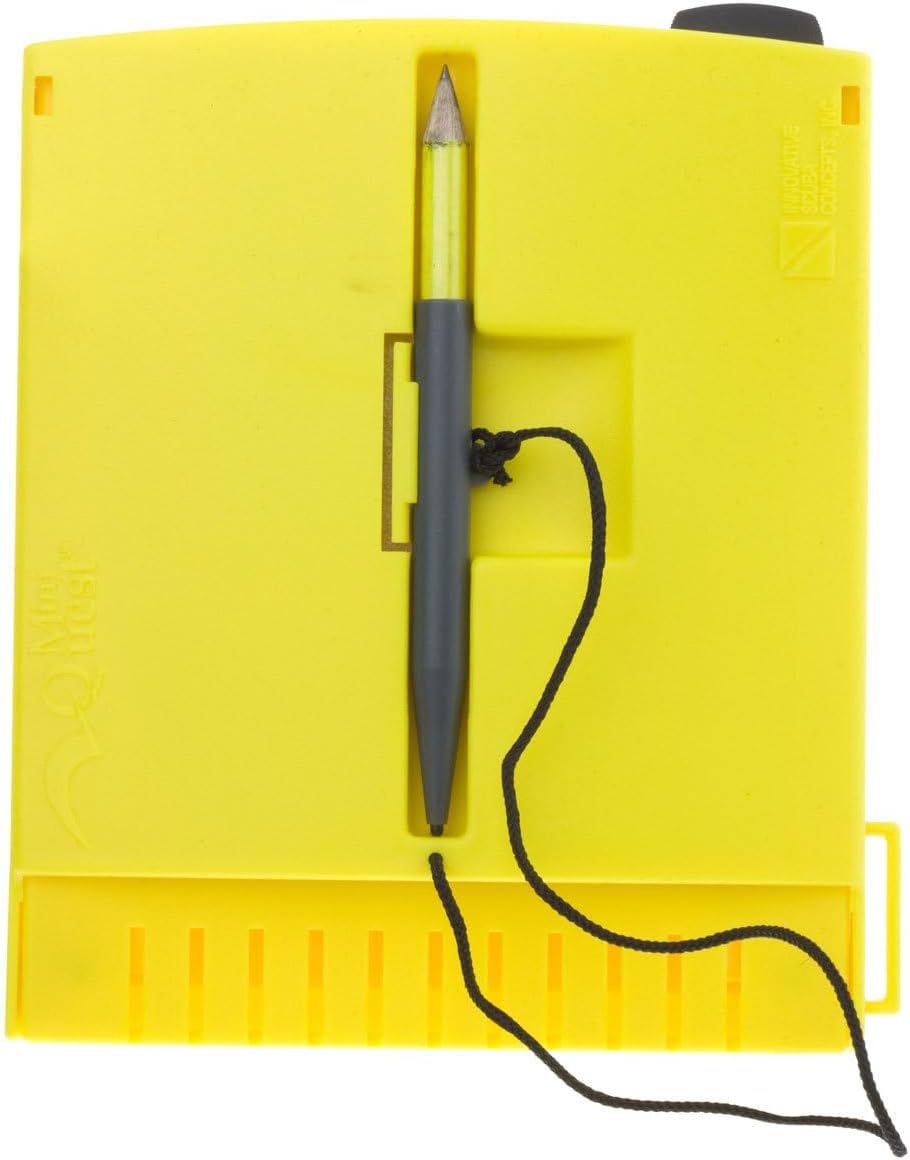 New MINI QUEST Underwater Magnetic Communication Slate for Scuba Diving (Yellow)