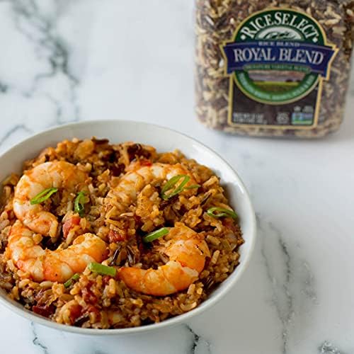 RiceSelect Whole Grain Royal Blend with Wild Rice, Brown, 28 Oz, 4 Count