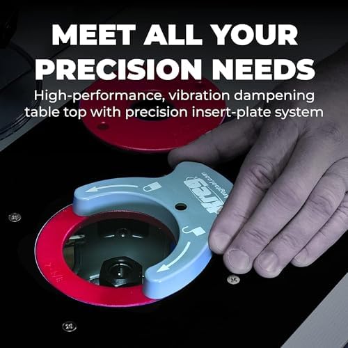 Kreg PRS1045 Precision Router Table System - Self-Squaring Fence System - Sits on Precision Router Table Top - Carpentry Tools & Accessories