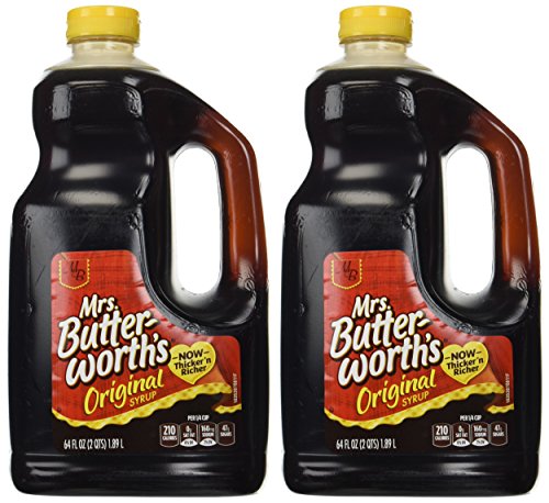 Mrs. Butterworth's original syrup, Thick-n-Rich!,64 fl oz Jug,pack of 2