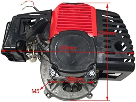 49cc 2-Stroke Engine Motor 17T T8F Gear Box Clutch Drum Bell Housing for 47cc 49cc Mini ATV Quad Pocket Dirt Bike