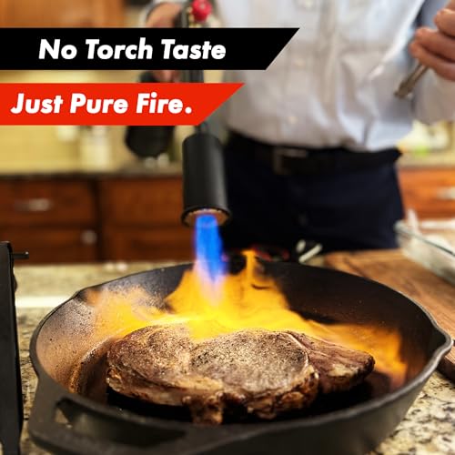 Grillblazer Su-VGun Propane Torch with Stand – High Power 240, 000+ BTU Flame Thrower Gun for Instant, Steak Searing, Charcoal Ignition