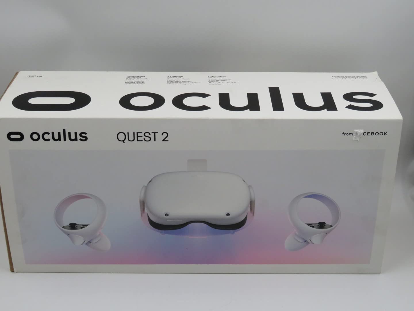 Oculus Quest 2 — Advanced All-in-One Virtual Reality Headset — 64 GB (UK Model)