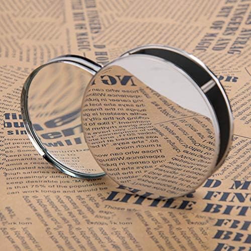Mini 20X Folding Pocket Magnifier with Metal Case - Portable Reading Magnifying Glass for Inspection, Jewelry, Coins, Hobby, Travel