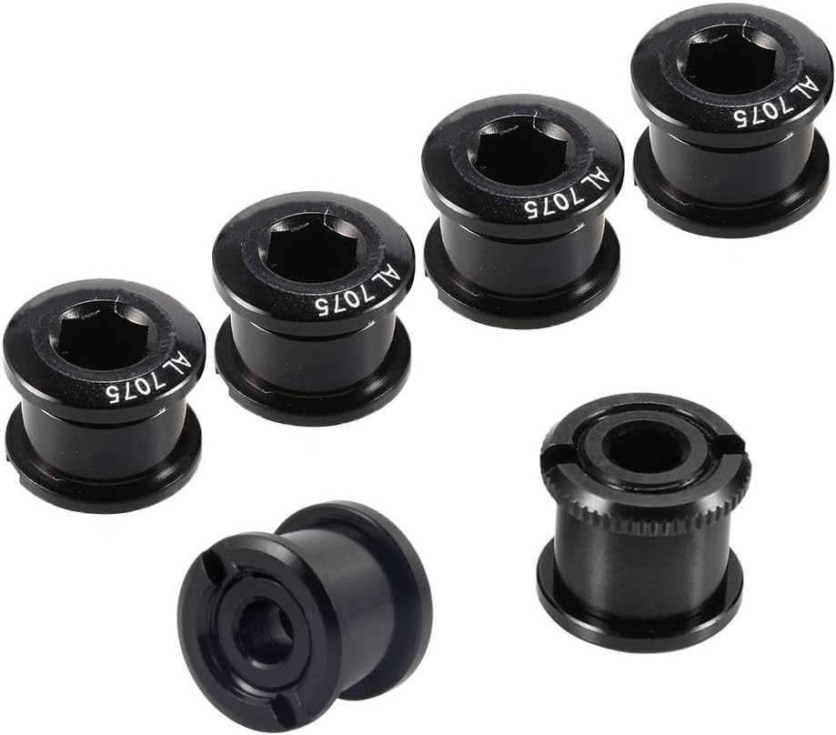 Saiper 10pcs Double Chainring Bolts M8 Chain Ring Bolts