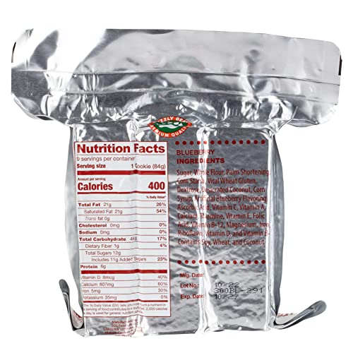 Grizzly Gear Emergency Food Rations- 3600 Calorie Bar (Vanilla Poundcake) - 3 Day, 72 Hour Ready To Eat Supply For Disaster, Hurricane, Flood Preparedness - Non Thirst Provoking - 5 Year Shelf Life