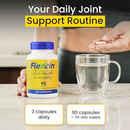 Joint Health & Mobility Formula with CM8 (Cetyl Myristoleate) - Joint Supplements for Men and Women with Glucosamine, MSM, Collagen Type II - 90 Capsules