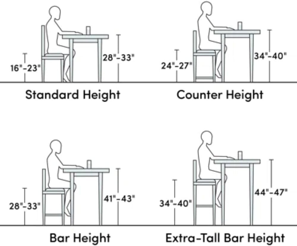 Boraam Sonoma Pub Table - Barnwood Wire-Brush