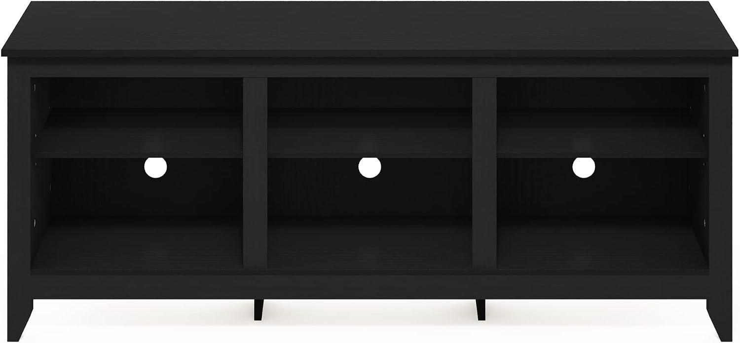 Furinno Fowler Multipurpose TV Stand Bookshelves, French Oak Grey