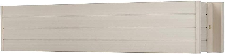 ECOFLEX 48" Window Box Planter, Moisture Resistant Outdoor Flower Box for Windows, Railings, or Fences, Weather Resistant Composite, No Tools Needed