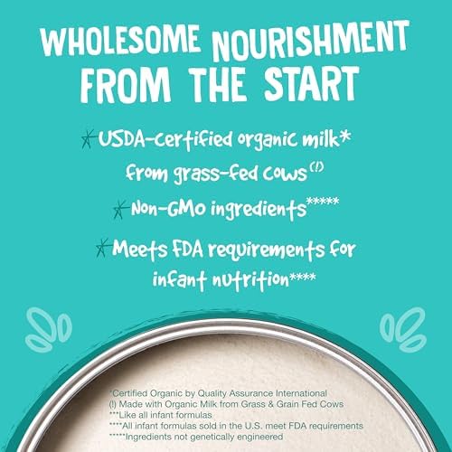 Earth's Best Organic Gentle Infant Formula with Iron Milk Based Powder, 21 Oz