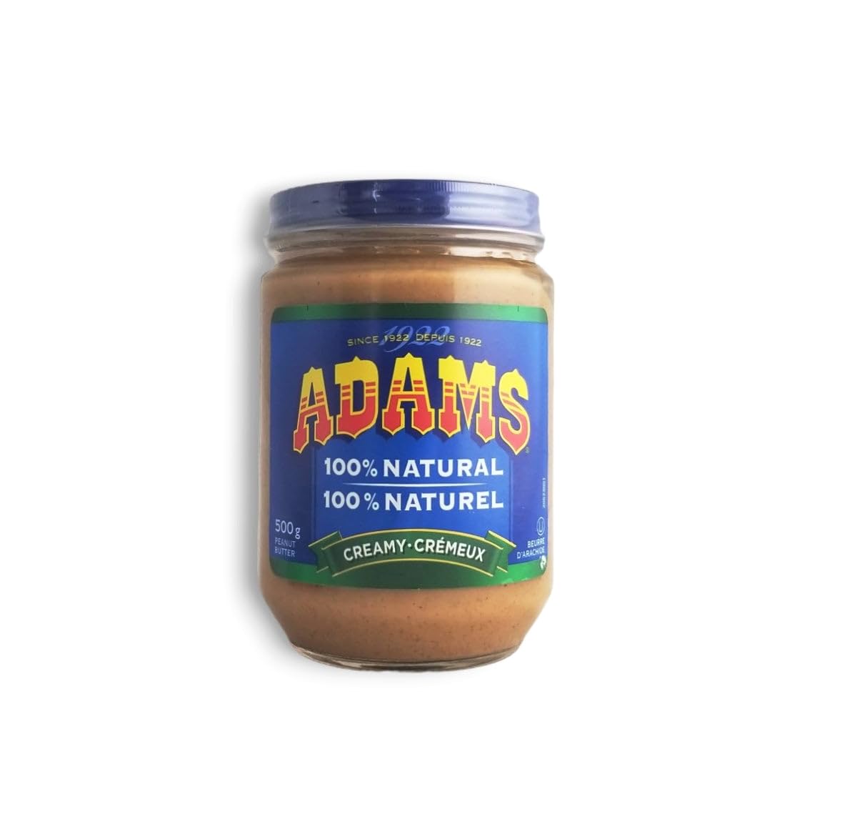 Adams Creamy Peanut Butter, 500 GR
