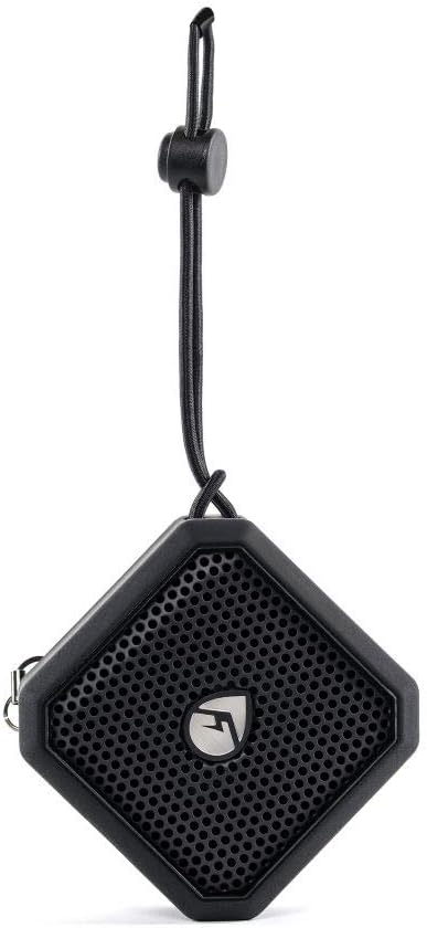ECOXGEAR EcoPebble Lite GDI-EXPLT501 Rugged Waterproof Floating Portable Bluetooth Wireless 5-Watt Mini Smart Speaker (Black)