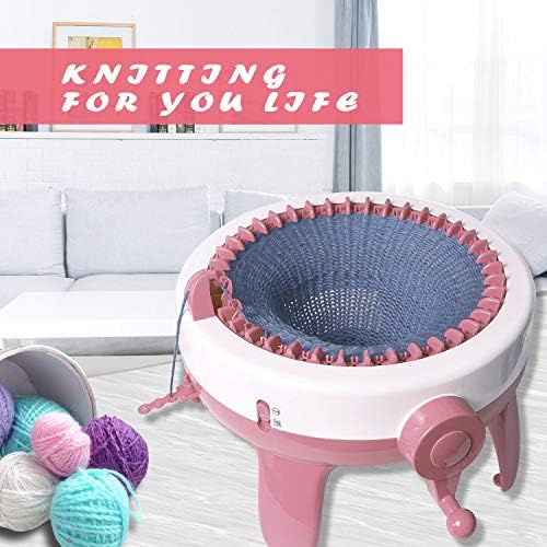 FYGAIN SENTRO Knitting Machine 40 Needles, Automatic Circular Knitting Crochet Machine for Kids/Adults