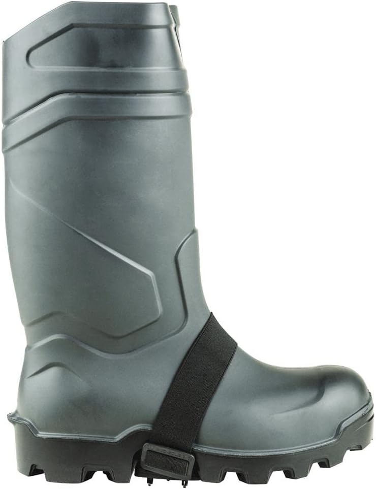 K1 Mid-Sole Ice Cleats for Men & Women - Rotatable Traction Aids For Winter Snow - Hi Vis - Low Profile