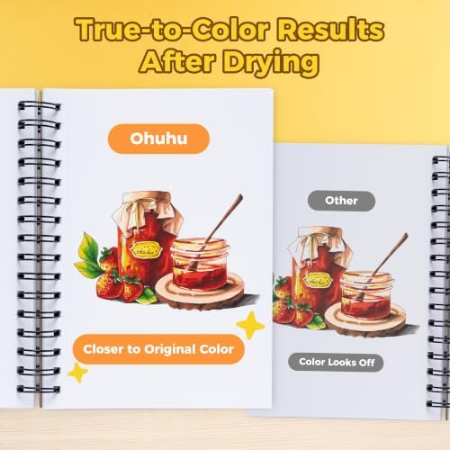 Ohuhu 7"x10" Marker Paper Pad Art Sketchbook for Drawing and Sketching