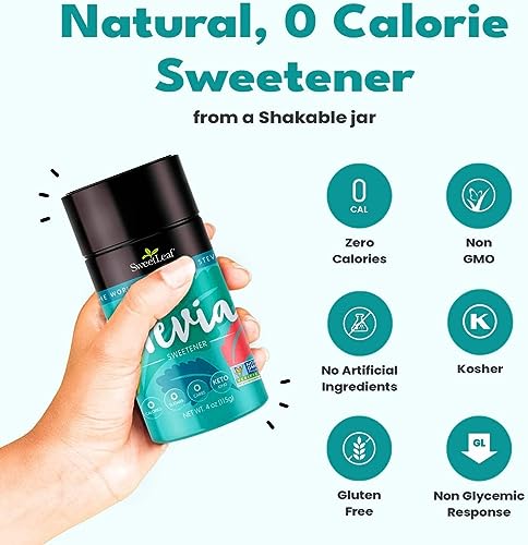 SweetLeaf SteviaClear Sweet Drops - Stevia Liquid Drops Sweetener, Pure Stevia Drops with No Bitter Aftertaste, Liquid Sugar Alternative, Zero Calorie