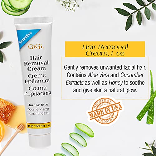 Gigi Hair Removal Cream, for the Face, and Calming Balm Set