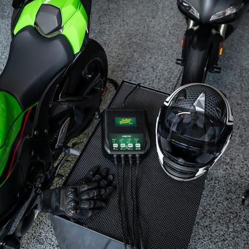 Battery Tender Plus 4 Bank Multibank Charger - 5 AMP (1.25 AMPs Per Bank) - Smart 12V Multi Battery Charger and Maintainer for Standard, AGM