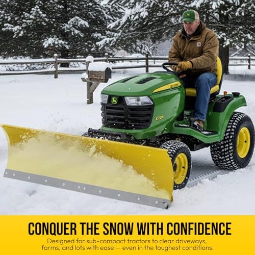 USA Made Heavy Duty 54" Snow Plow Blade Edge with Mounting Equipment | Wear Bar Cutting Edge Replacement | 4-6x Longer Life Than Factory Blade