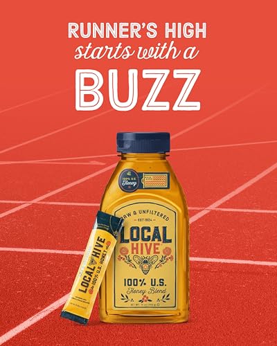 Local Hive Clover Raw & Unfiltered Honey, 100% US Honey, 16 oz | 100% pure, raw honey from US beekeepers | local floral notes | sweeten tea, coffee, baking, yogurt & breakfast