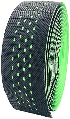 Tvoip 2 Rolls Soft Road Bike Bicycle Handlebar Cork EVA PU Bar Tape Professional Cycling Damping Anti-Vibration Wrap