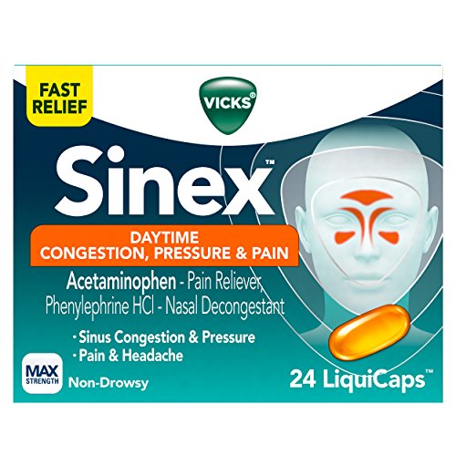 Vicks Sinex Daytime Liqui Capsules, 24 Count