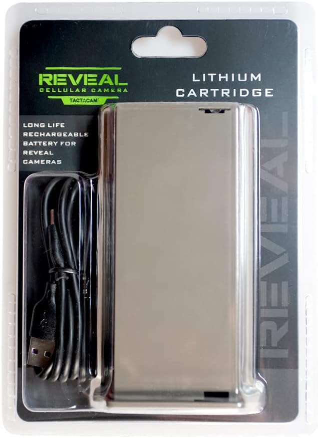 TACTACAM Reveal X Gen 2.0 LTE Cellular Trail Camera Reveal Lipo Lithium Battery Pack