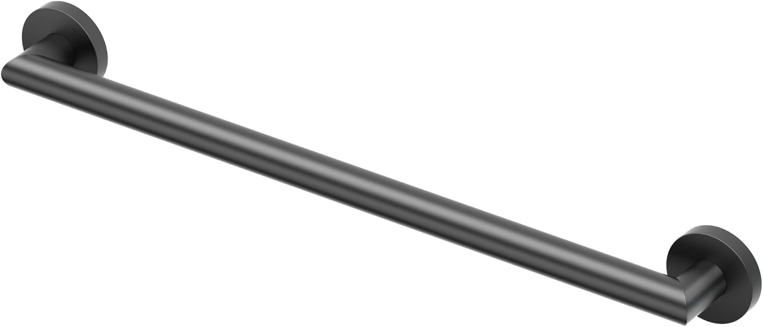 Gatco 970 Glam Shower Grab Bar, 12 Inch, ADA Compliant Stainless Steel, Satin Nickel, Wall Mounted Bathroom Handrail