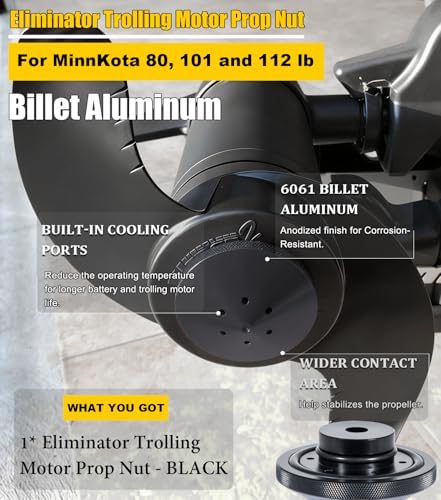 Eliminator Trolling Motor Prop Nut Custom Fit for MotorGuide X3 X5 XI3 XI5