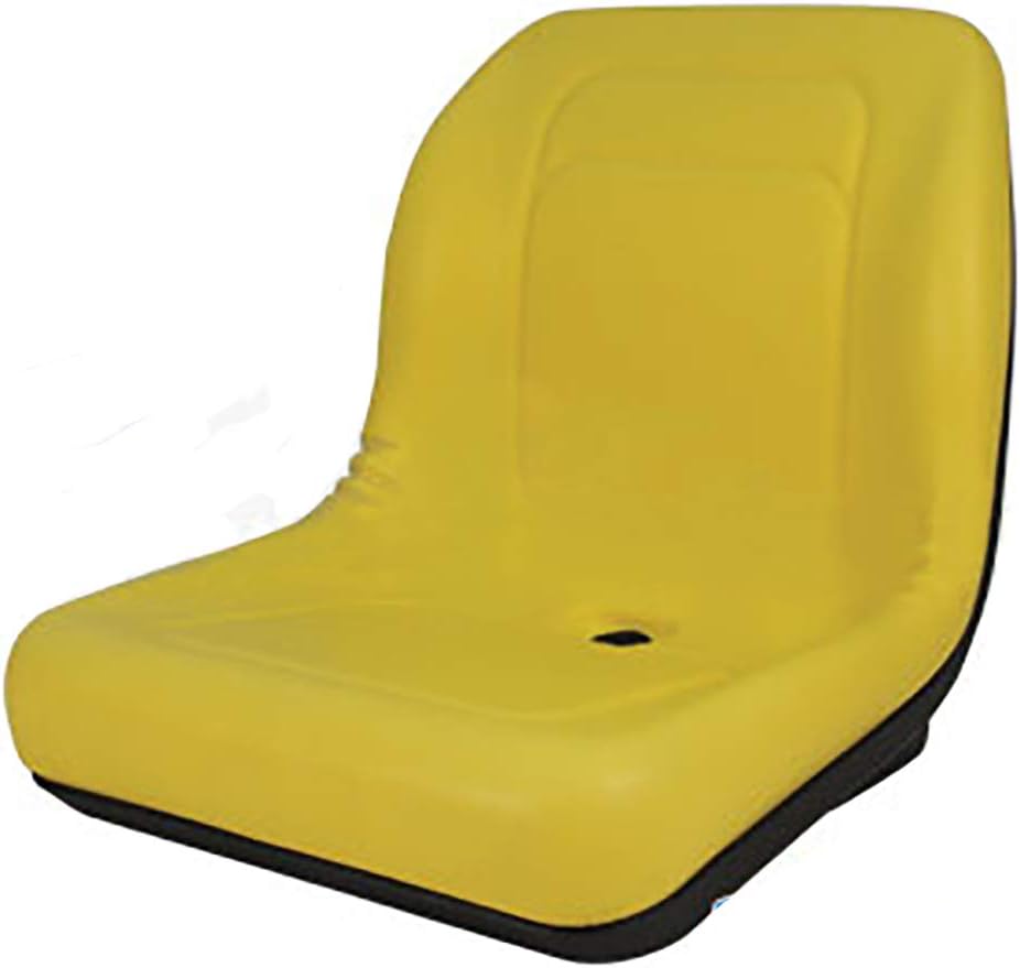 Yellow Vinyl Seat Fits John Deere 4200 Replaces OEM Part Number LVA10029