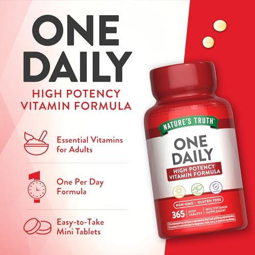 Nature's Truth One Daily Multivitamin for Men and Women | 365 Mini Tablets