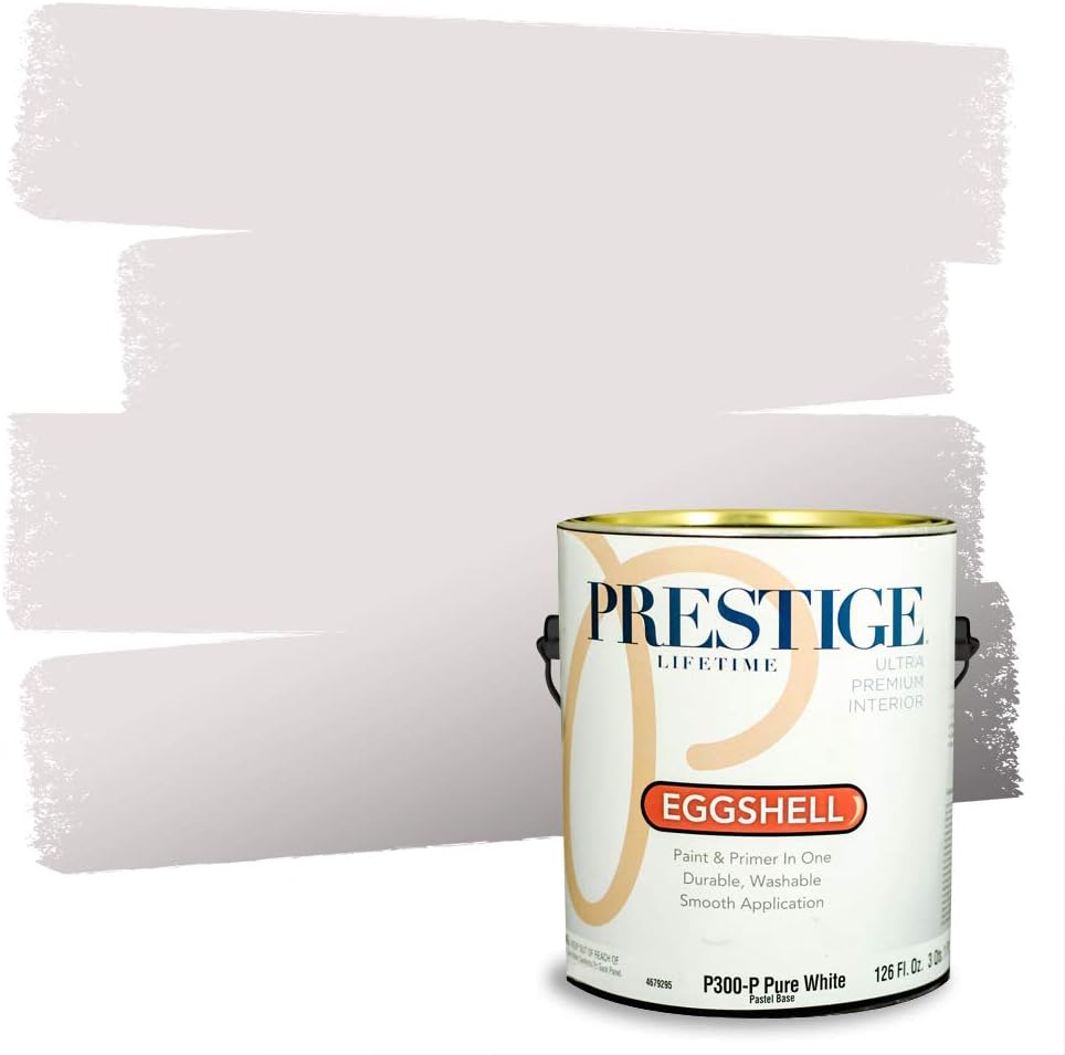 PRESTIGE Paints Exterior Paint and Primer In One, 1-Gallon, Satin, Comparable Match of Sherwin Williams* Ash Violet*