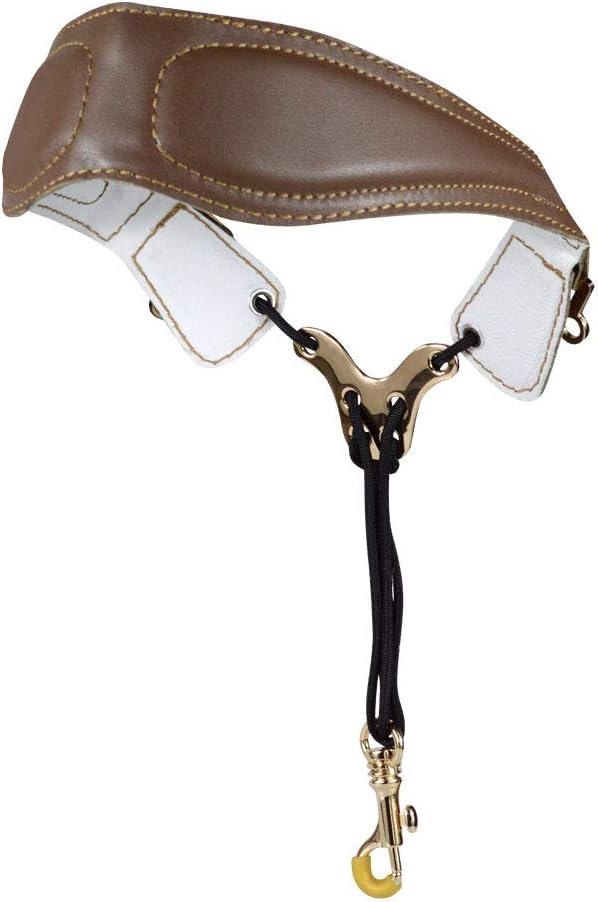 adorence Leather Saxophone Neck Strap for Alto & Tenor Saxophone - Red