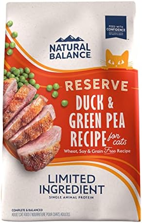 Natural Balance Limited Ingredient Adult Grain-Free Dry Cat Food - Balanced Nutrition - Soy-Free
