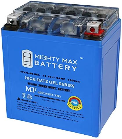 Mighty Max Battery YTX4L-BS GEL - 12 Volt 3 AH, GEL Type, 50 CCA, Rechargeable Maintenance Free SLA AGM Motorcycle Battery